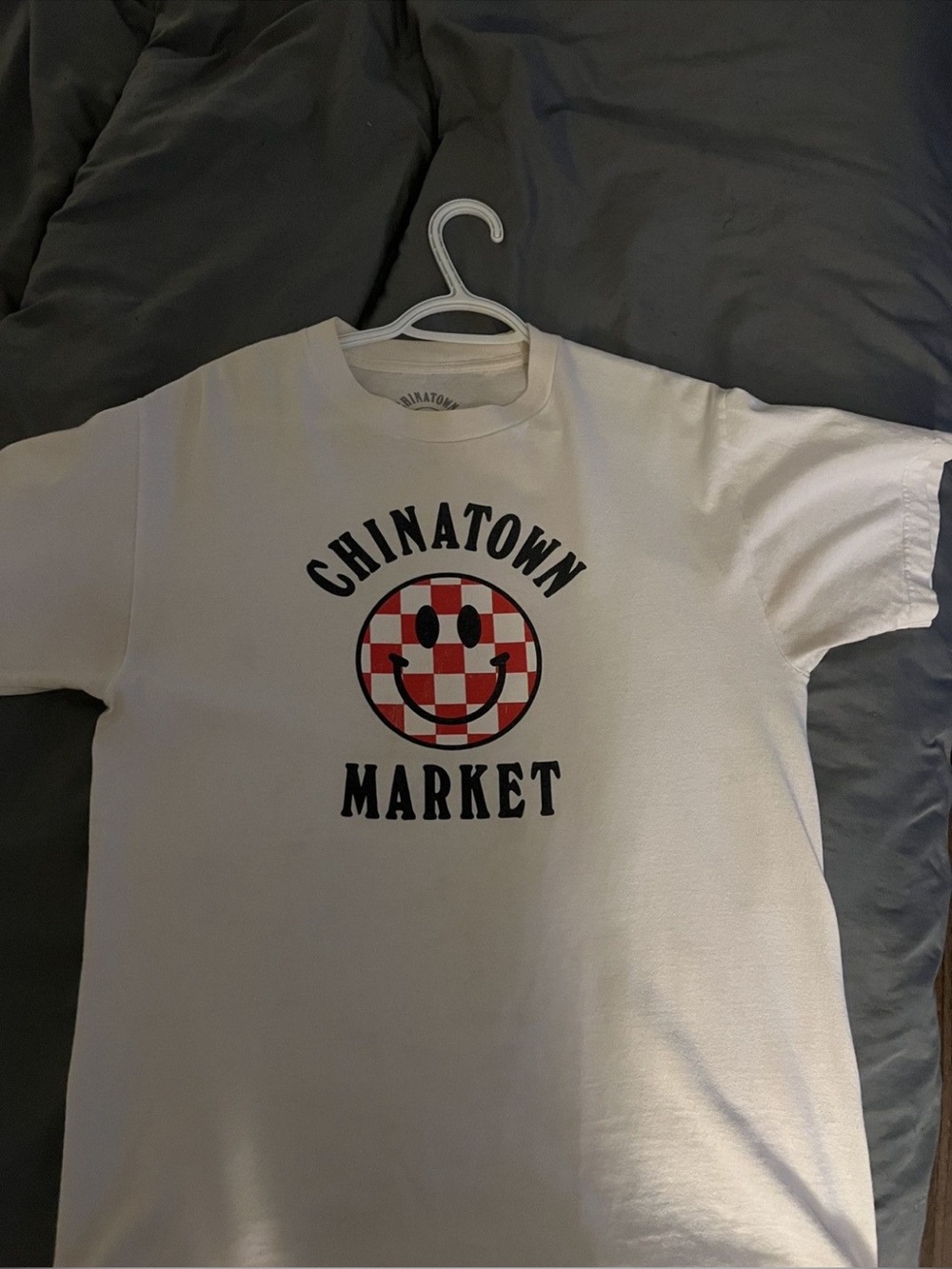 Chinatown Market Checkered Smiley Tee